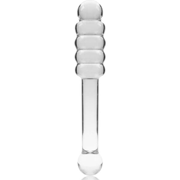 NEBULA SERIES BY IBIZA - MODEL 20 DILDO BOROSILICATE GLASS 20.5 X 3 CM CLEAR 4